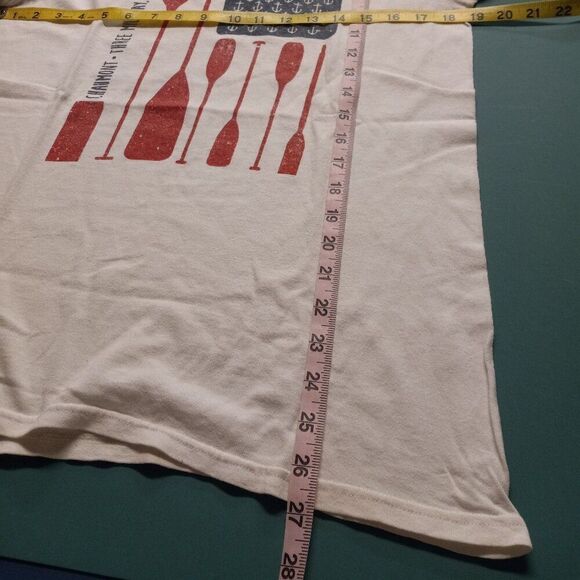 Chaumont Three Mile Bay, NY Med Cotton The Game Short sleeve T-Shirt Nautical - Picture 4 of 6